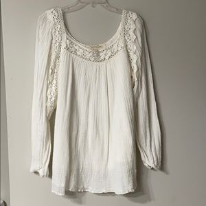 White tunic top